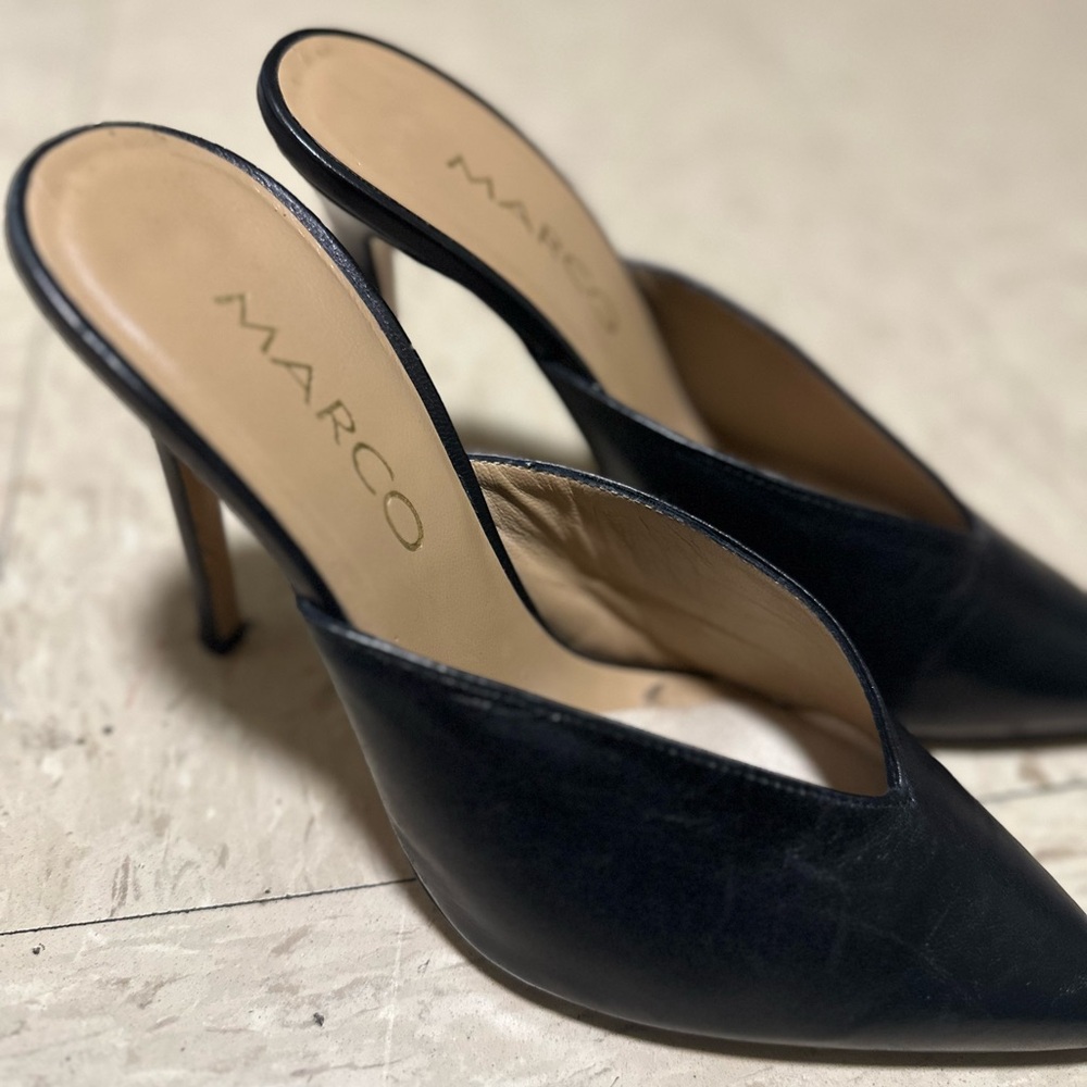 Marco black heels